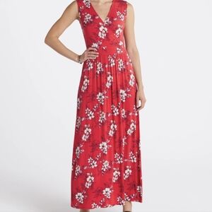 Adelina Knit Maxi Dress, Knit Maxi Dress - Red